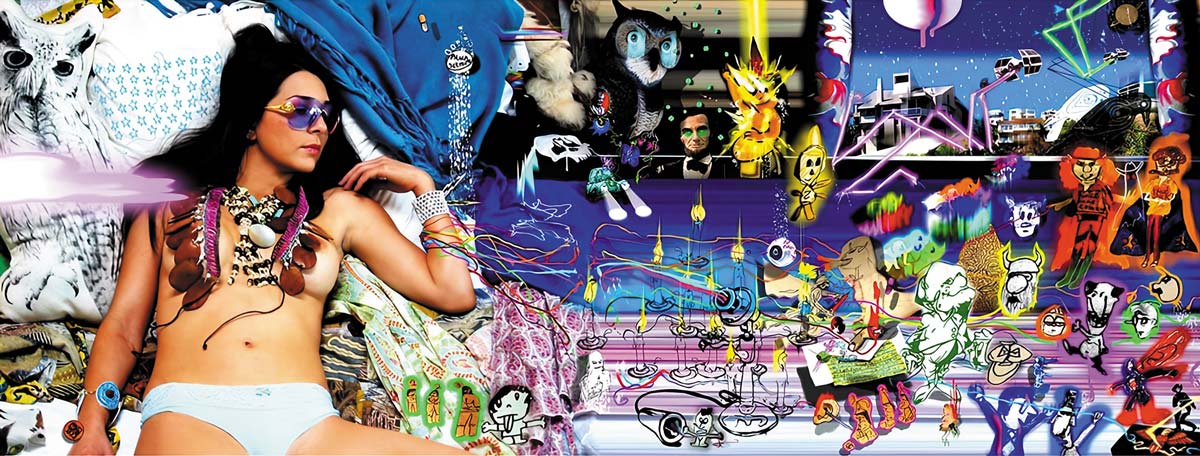 Jeremy Blake, Sodium Family Values (2005) – Digital chromogenic print, 97 x 228.5 cm